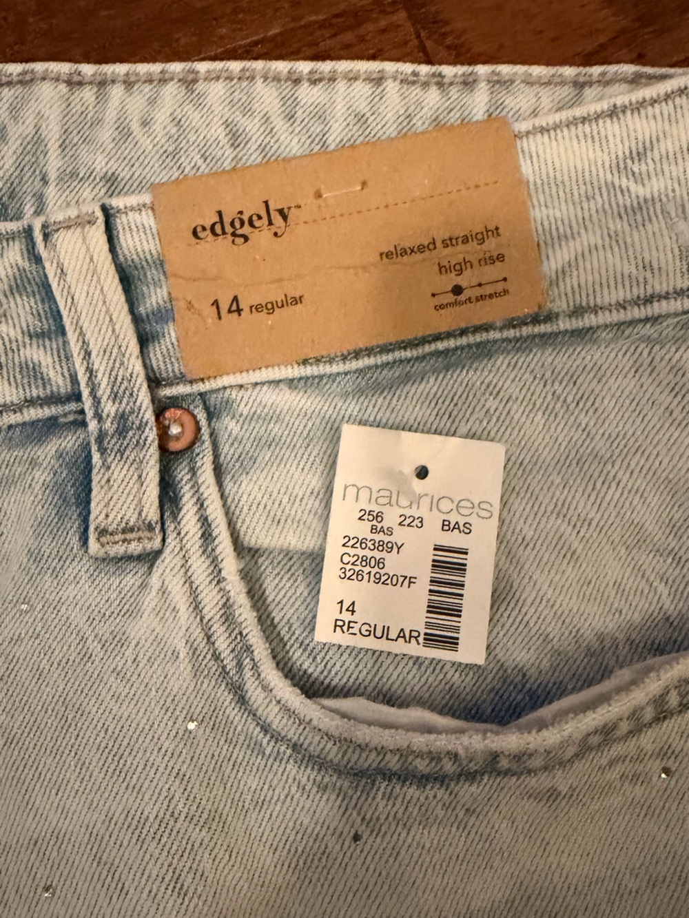 Maurices Light Blue High-Rise Wide-Leg Jeans - Picture 6 of 10